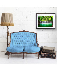 Cascada en Kanjanaburi, Tailandia