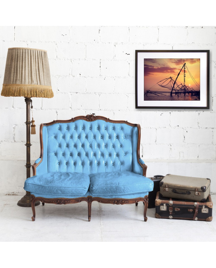 Redes de pescar, Kochi, Kerala, India