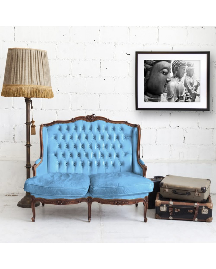 Estatuas de dioses Buda y Avalokitasvara, Tibet