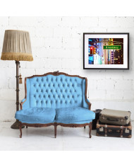 Broadway por la noche, Nueva York, USA