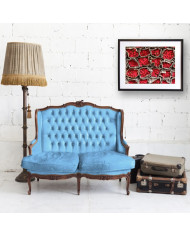 Ramo de rosas en un mercado en Guanzu, China