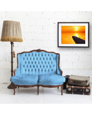 Pájaros sobre el pier