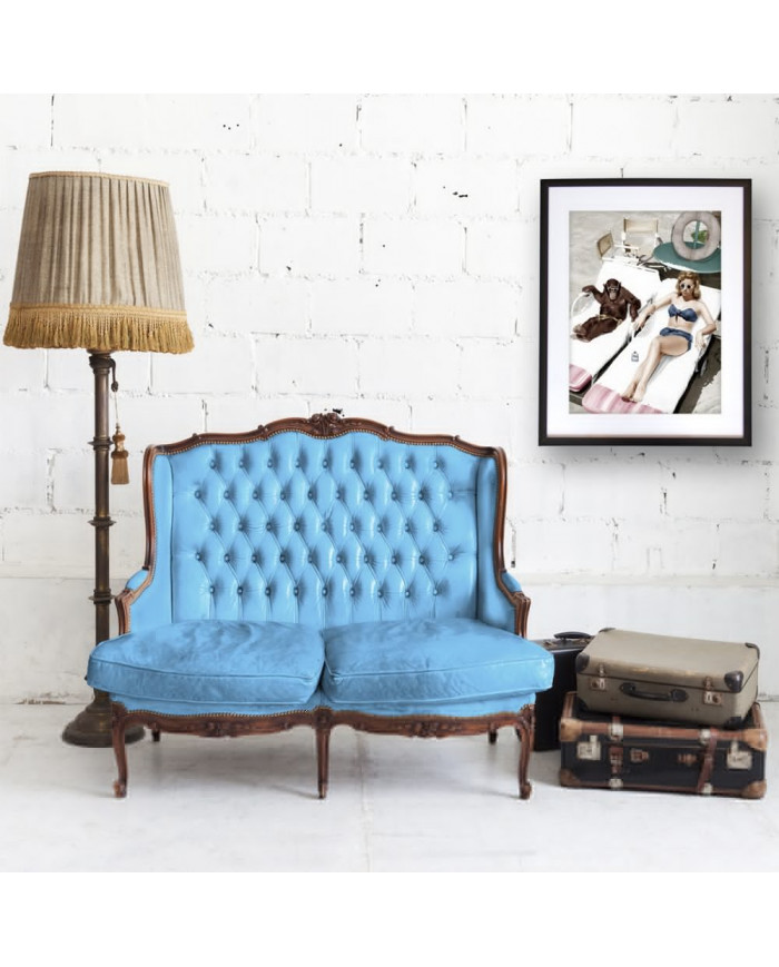 Tomando el sol con mi amigo