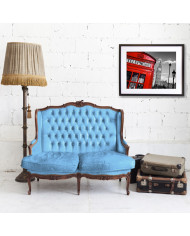 Cabina telefónica junto al Big Ben, Londres