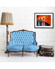Geishas en la puerta Tori, Fushimi Inari Shrine, Kyoto