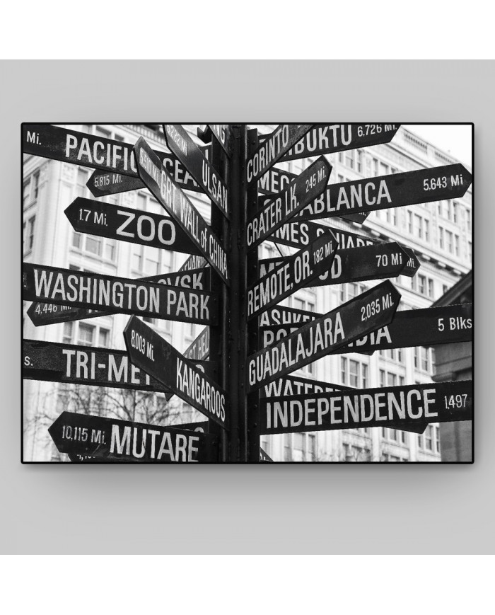 Señales de Pioneer Square, Portland, USA