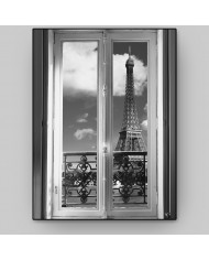 Casa con vistas a la Torre Eiffel, París, Francia