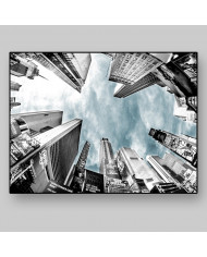 Vista de los rascacielos de Times Square,Nueva York, USA