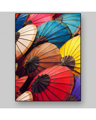 Artisan umbrellas, Laos