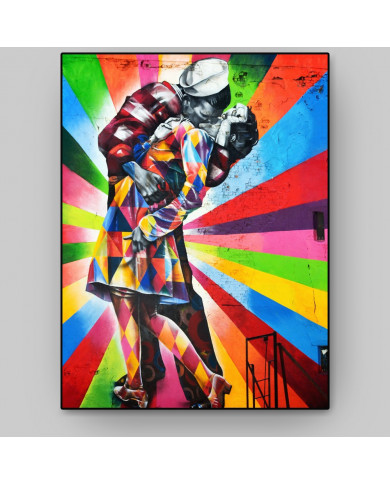 Mural del artista brasileño Kobra, Nueva York Mural del artista brasileño Kobra, Nueva York