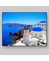 Vista de Santorini, Grecia