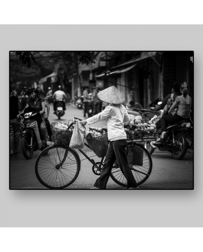 Mercado vietnamita, Hanoi, Vietnam