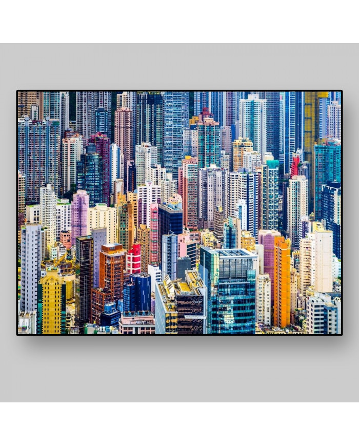 Vista de Hong Kong, China