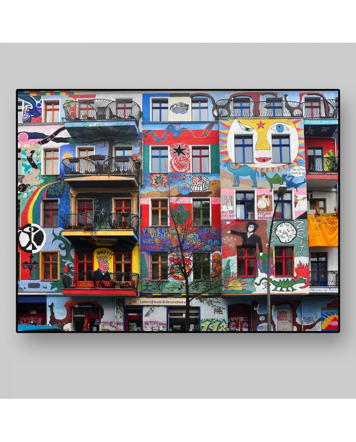 Graffiti House, centro mundial del graffiti, Berlín, Alemania