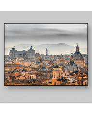 Rome desde el Castillo de Sant'Angelo, Italia