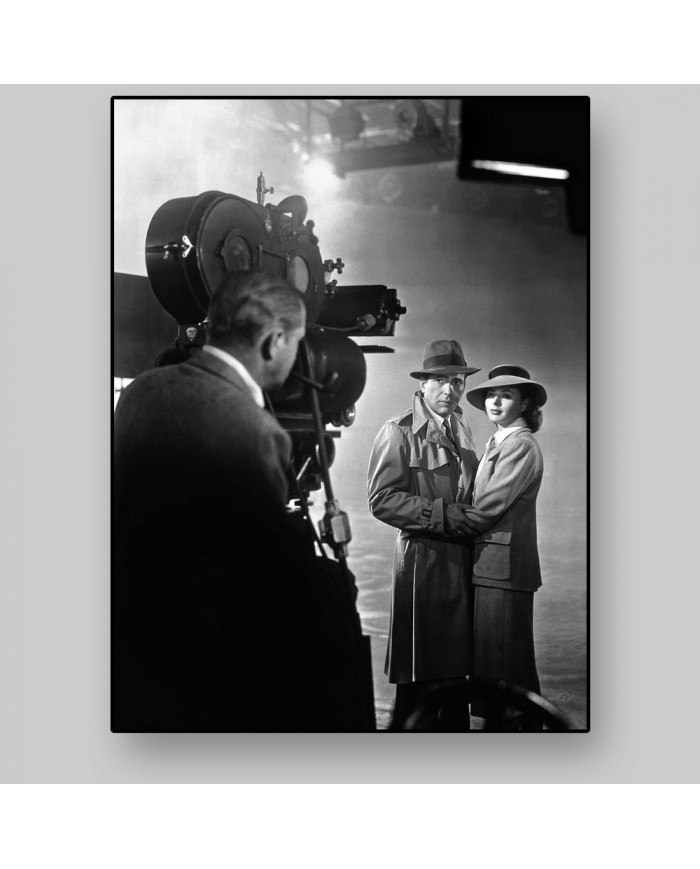 Humphrey Bogart e Ingrid Bergman en Casablanca