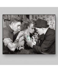 Escuela de tatuajes, Nueva York, 1950