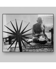 Ganhdi, horas antes de ser asesinado