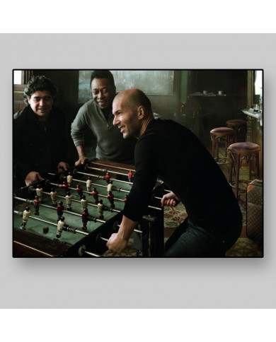 Maradona, Pelé y Zidane Maradona, Pelé y Zidane