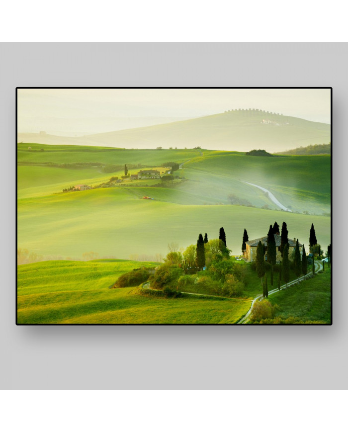 Paisaje de Toscana en primavera, Italia