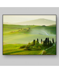 Paisaje de Toscana en primavera, Italia