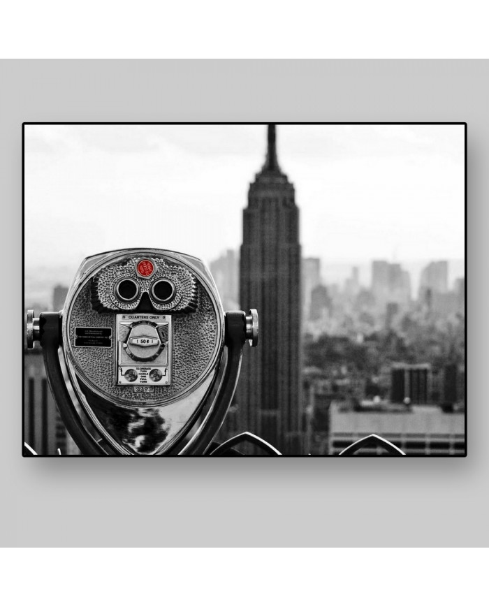 Telescopio del Rockefeller Center, Manhattan, Nueva York, USA