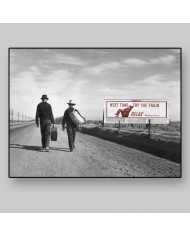 Two dust bowl okies, Oklahoma, USA