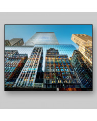 Reflejo de rascacielos, Nueva York, USA