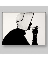 Modelo con sombrero de Dior y Martini Lisa Fonssagrives, 1952