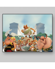 Asterix y Obelix en "La residencia de los dioses"