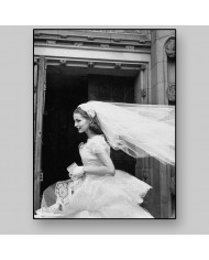 Martha Boss,vestida de novia,1952