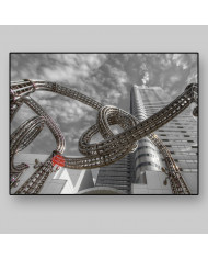 Roller Coaster at Yokohama-Shi,Kanagawa Prefecture,Japón