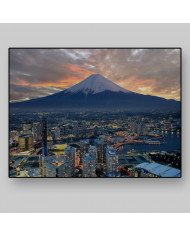 Yokohama junto al Monte Fuji,Japón