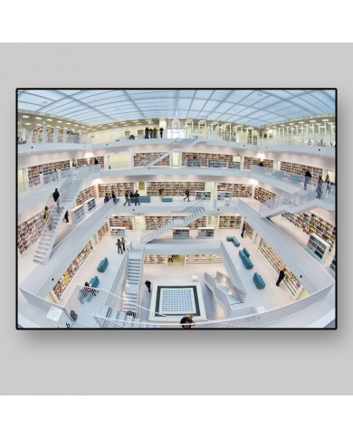 Biblioteca de Stuttgart, Alemania Biblioteca de Stuttgart, Alemania