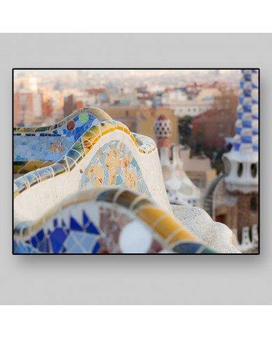 Parque Guell de Gaudí, Barcelona, España Parque Guell de Gaudí, Barcelona, España