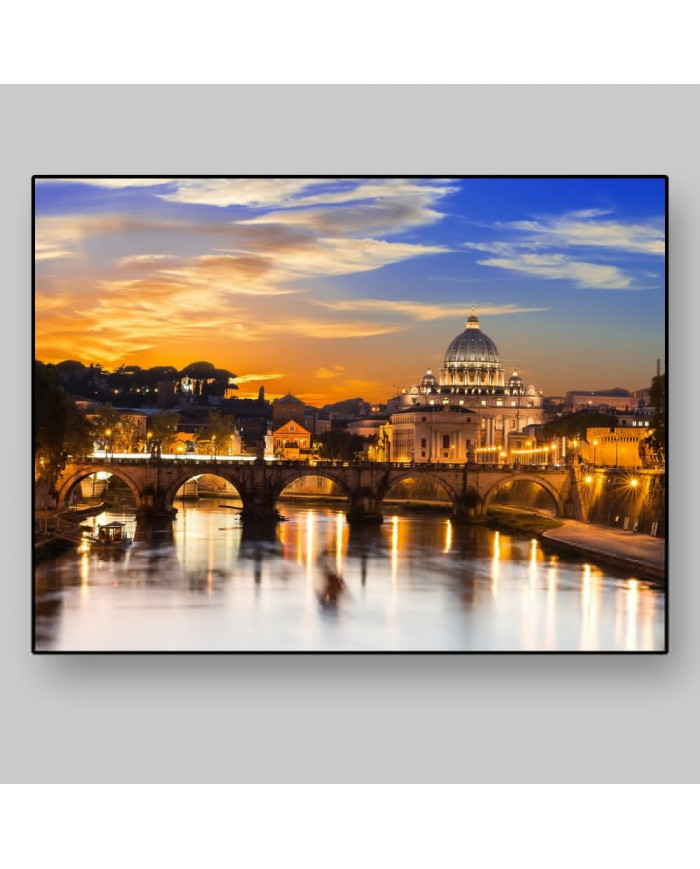 Atardecer en la Basílica de San Pedro, Roma