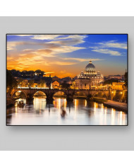 Atardecer en la Basílica de San Pedro, Roma