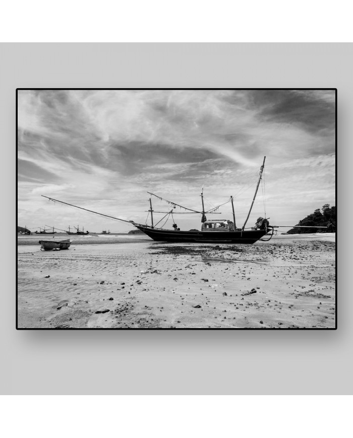 Barco de pesca en Tailandia