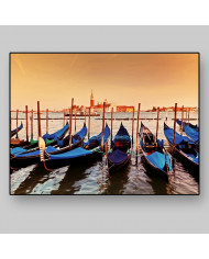 Góndolas del Gran Canal, Venecia, Italia