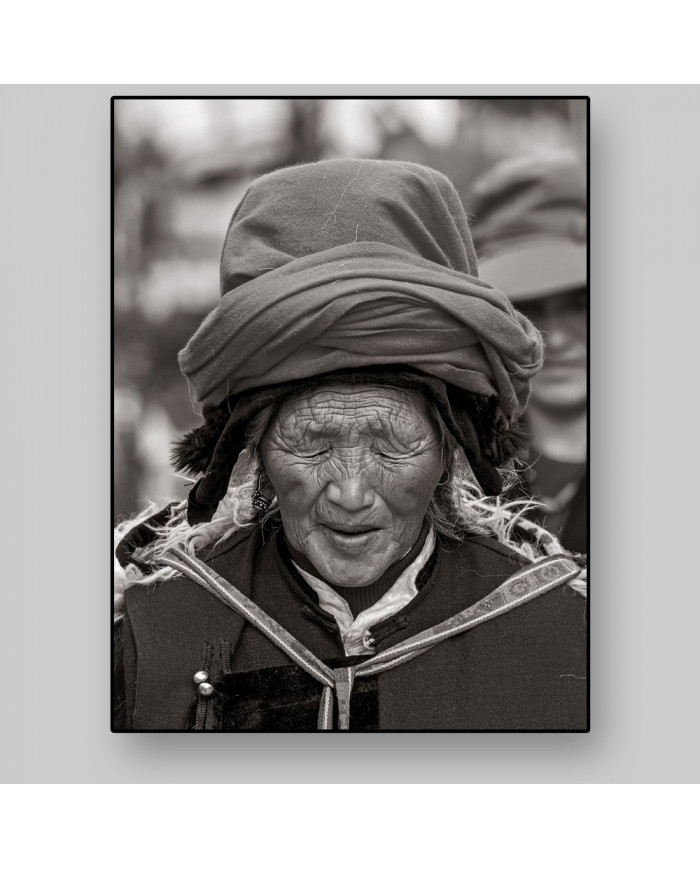 Peregrinos tibetanos en el palacio  Potala, Lhasa, Tibet