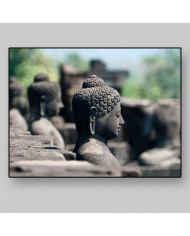 Imágenes de Buddha en Borobudur, Indonesia