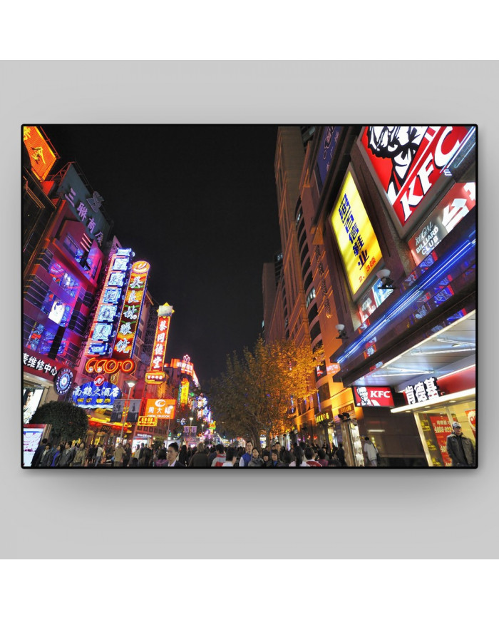 Luces de Neon de Nanjing Road