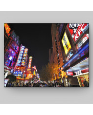 Luces de Neon de Nanjing Road