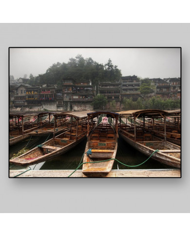 Barcas de pescadores, China Barcas de pescadores, China