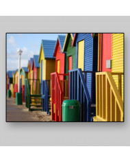 Famosas cabinas de playa, Cape Town, SudÁfrica