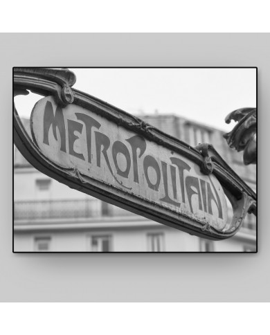 Detalle del Metro Metropolitain, París, Francia Detalle del Metro Metropolitain, París, Francia