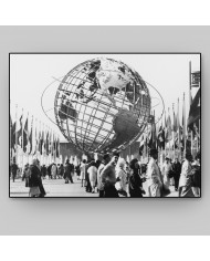 El Unisphere, símbolo de la exposición Universal de Nueva York 1964-65, Parque Flushing Meadow, Nueva York