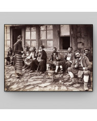 Café en una calle de Estanbul, 1900