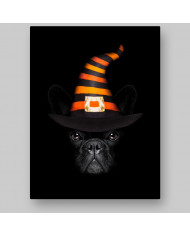Buldog francés en Halloween