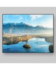 Iglesia y Castillo en el Lago Bled,  Eslovenia